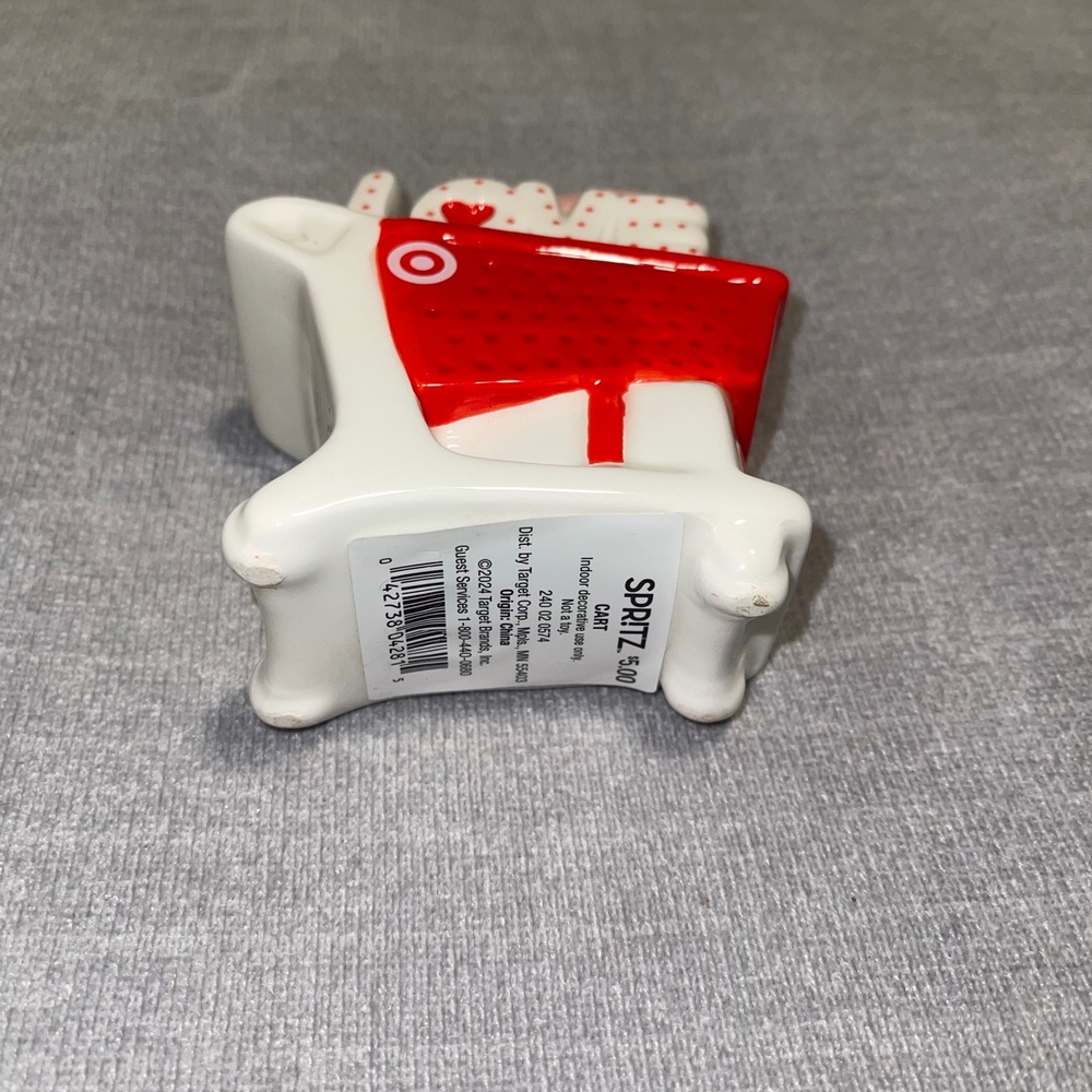 Target Spritz LOVE Heart Cart Ceramic Candy Dish Figurine Valentine‎ Decor Viral - Picture 2 of 6